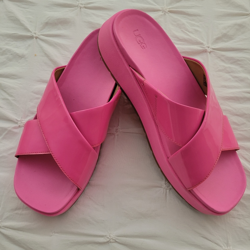 Barbie Pink Ugg Emily Platform Sandal